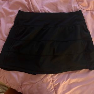 Black Lululemon Pace Rival Skirt